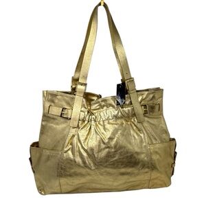 Valeri Steven’s Gold Tote Bag large